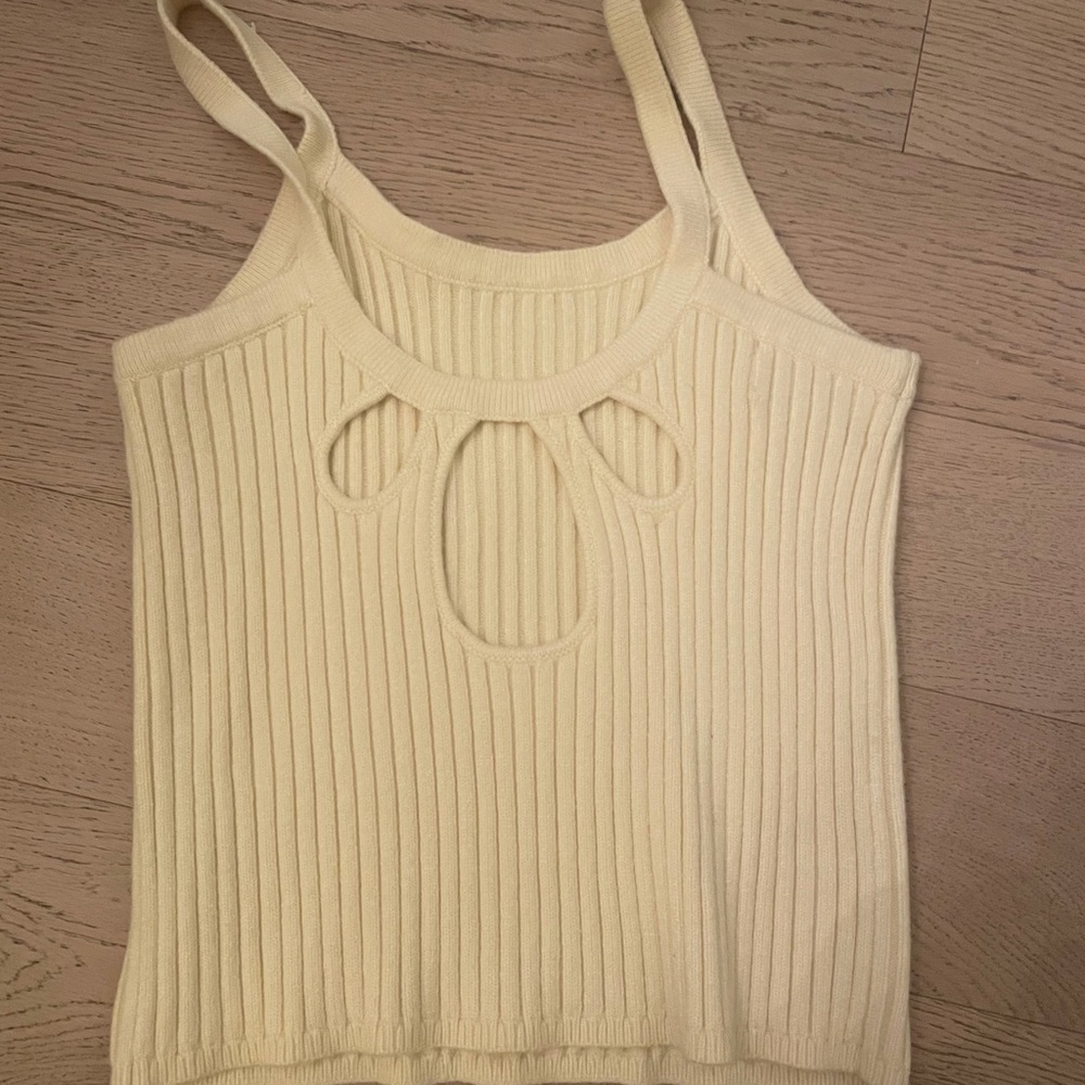 House of Sunny Knit / Sweater Tank Back Holes